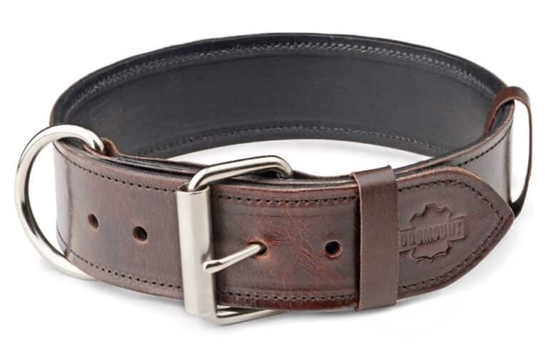 elegantní obojek tmavý mramor