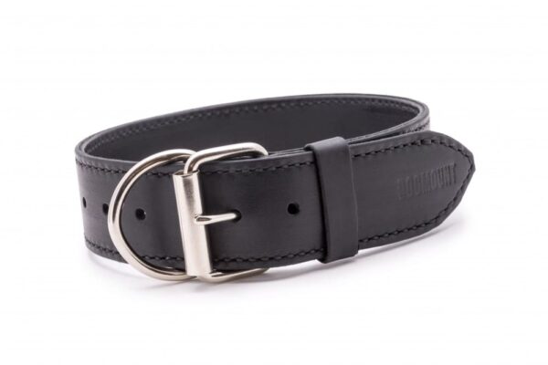 Kožený obojek černý Uno Scuro - 488e96b645b0ca99f73f208fd