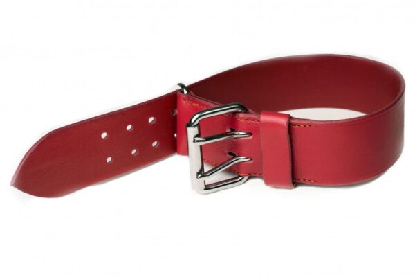 Široký jahodově červený obojek - 685f7ab8cee3a55d4d10fb7fb