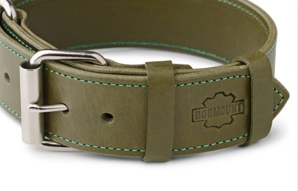 Khaki obojek pro psa - 7715c340eb52a6af031fbaa52