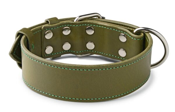 Khaki obojek pro psa - 7b8d87c606f89144bbeda8b2c