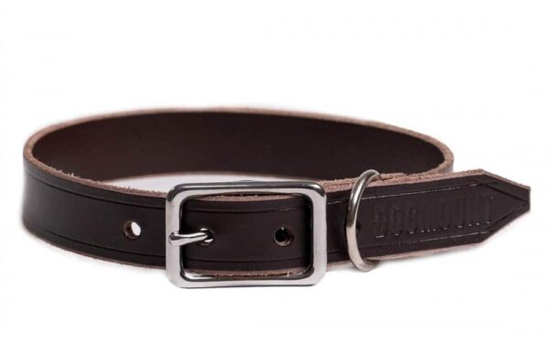 Kožený obojek 2 cm nýtovaný