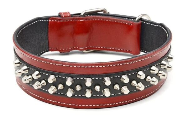 Obojek s hroty široký