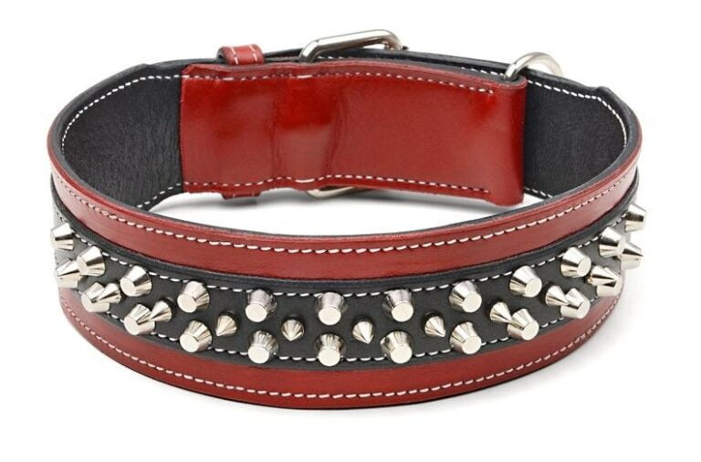 Obojek s hroty široký