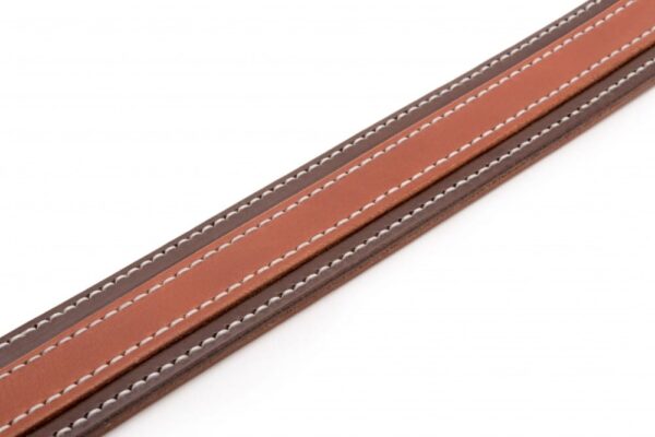 Luxusní kožený obojek Duo Maronero - aaf48c3435df07f6a57a6ea95