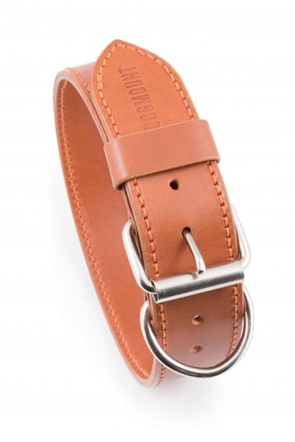 Kožený obojek Uno Brastro světle hnědý - c01dd67f7ebd2a8636c126737