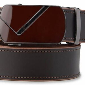 Kožený opasek hnědý