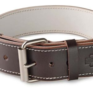 Obojek hnědý & bílý