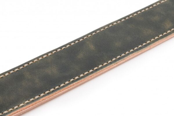 Luxusní kožený obojek zelený Caciato - 128e9bc3fc97f11faa80273cd