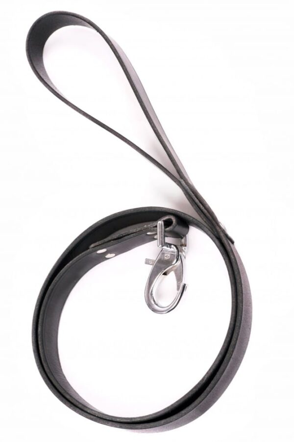 Kožené vodítko pro psy černé - 14d03abb59fe8a54c7d0fd5fe