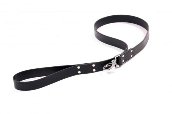 Kožené vodítko pro psy černé - 197b9f4515c380ab9c81d7d30