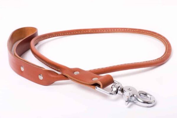 Kožené vodítko zaoblené