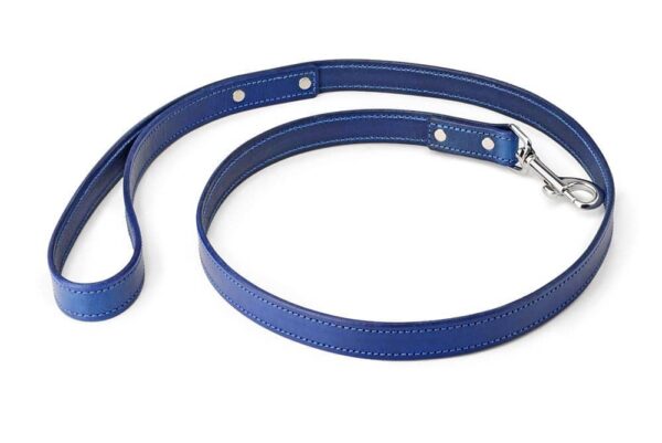 Modré prošívané vodítko - 410f90de5b25466afce3f56ab