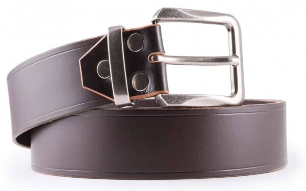 Pánský kožený pásek hnědý