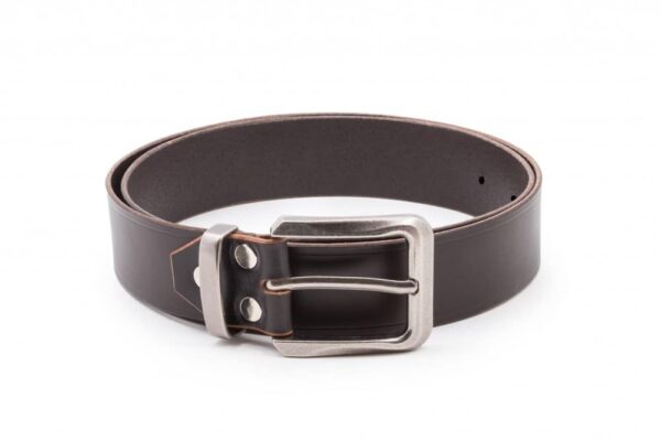 Pánský kožený pásek hnědý - 7197ffd28d4ad5c5bb5d2c67f