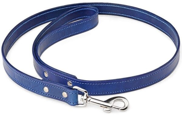 Modré prošívané vodítko