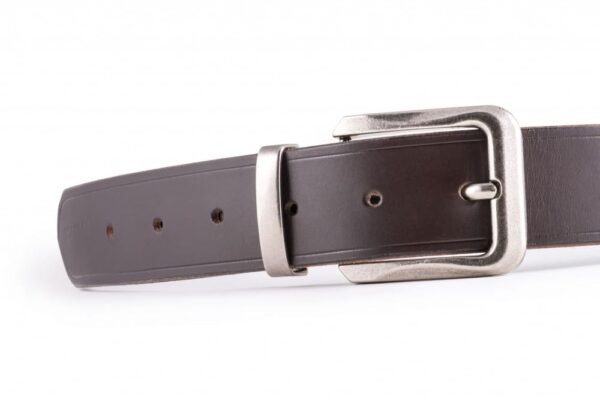 Pánský kožený pásek hnědý - ca6f0a8576d9840aa8d25c7fe