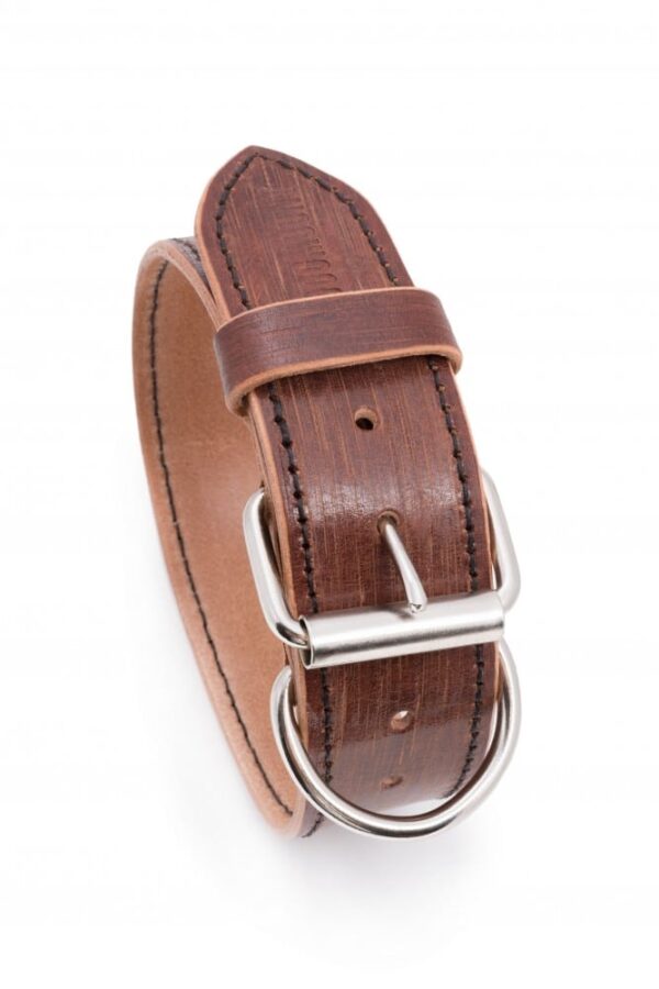 Kožený hnědý obojek pro psa Extra Vecio - d81ea33b1fcd5e833d9572da5