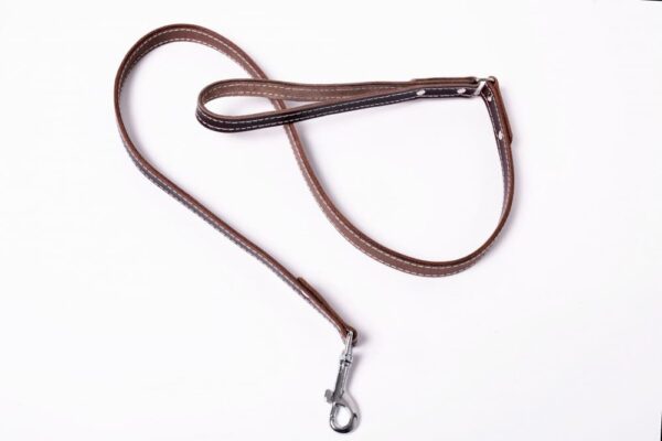 Kožené vodítko pro psa hnědé - fd0bfc36fde84597c1b752329