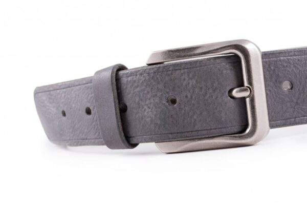 Opasek šedý kožený Glauce - 14f4552ba2cf97212cc39490c