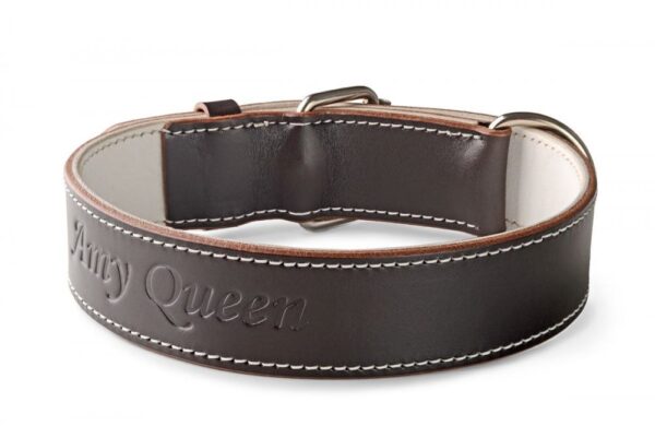 Set obojku a vodítka hnědá & bílá - 24a0861a56cbdfa500243ff7d