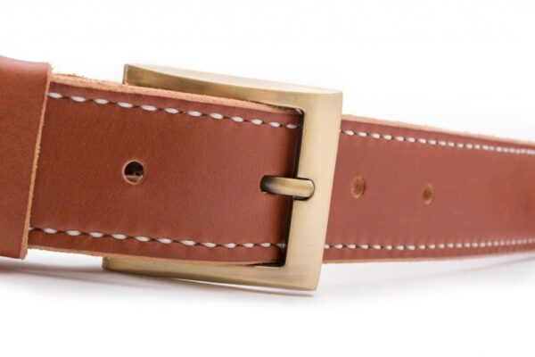 Kožený opasek Brastro, hnědý - 3c18acc287b62ca05047b5108