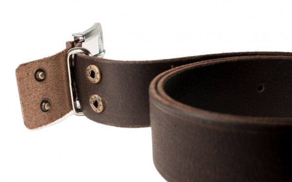 Kožený opasek bez přezky