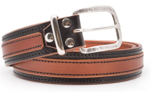 Luxusní kožený opasek Maronero