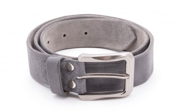 Opasek šedý kožený Glauce - 6d4a10a7c2a777a470ab6ebdd