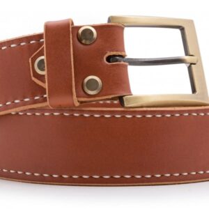 Kožený opasek Brastro, hnědý