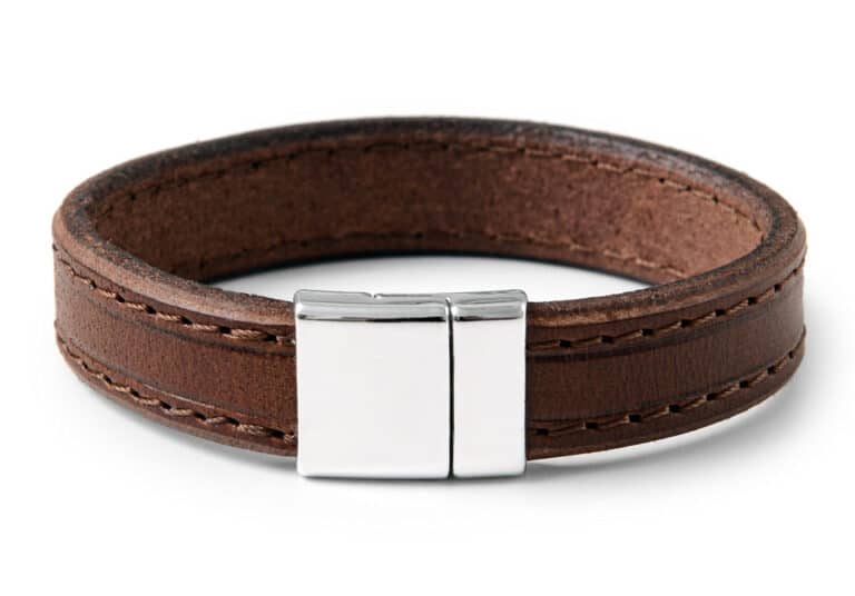 Pánský kožený náramek