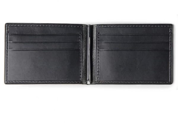Luxusní černá kožená dolarovka s klipem Sirius - dsc 6656 f