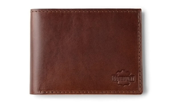 Kožená peněženka pro bankovky a platební karty