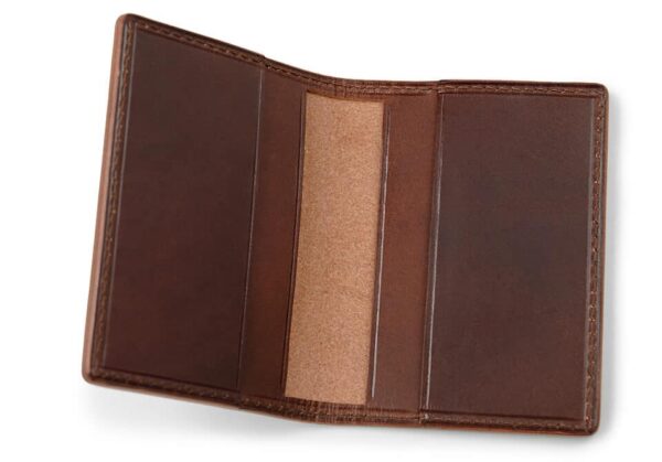 Pouzdro na kreditní karty hnědé Cursa - dsc 6589 f