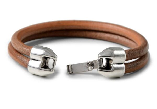 Náramek z kůže dvojitý - dsc 6788 mensi