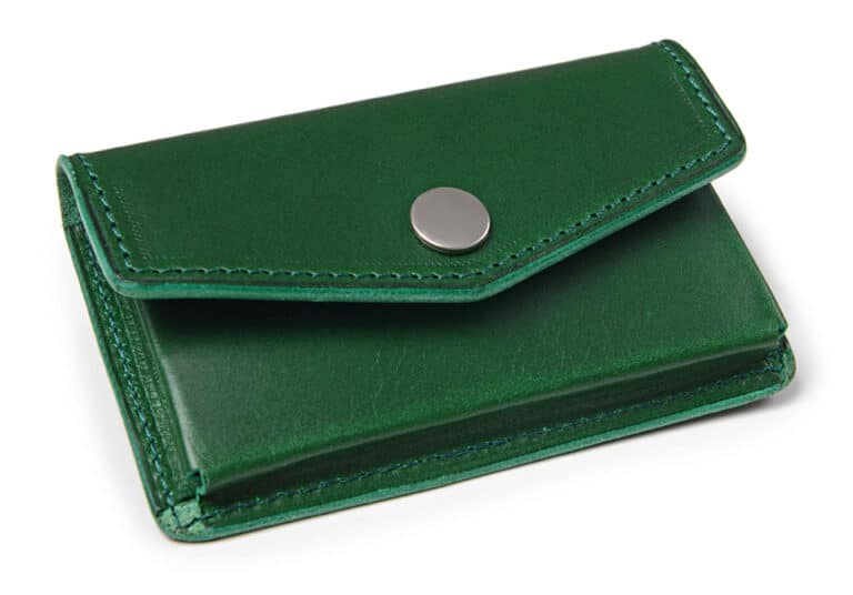 Kožená peněženka na drobné mince