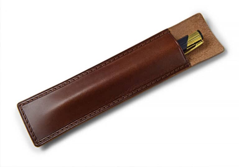 kožené pouzdro na pero a propisku