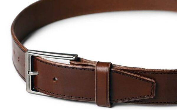 pánský kožený opasek s monogramem