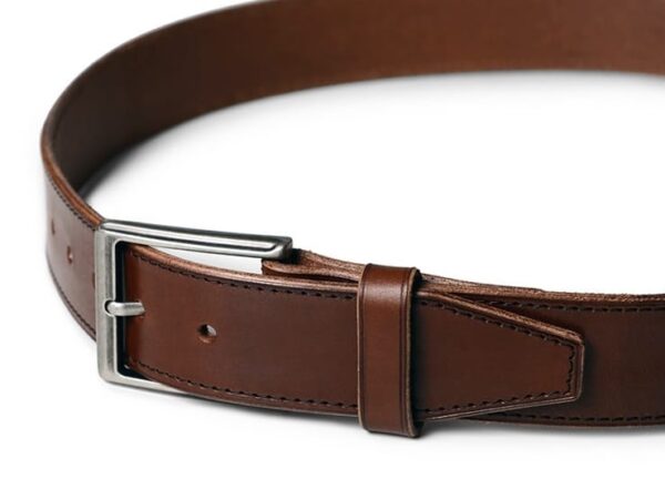 pánský kožený opasek s monogramem