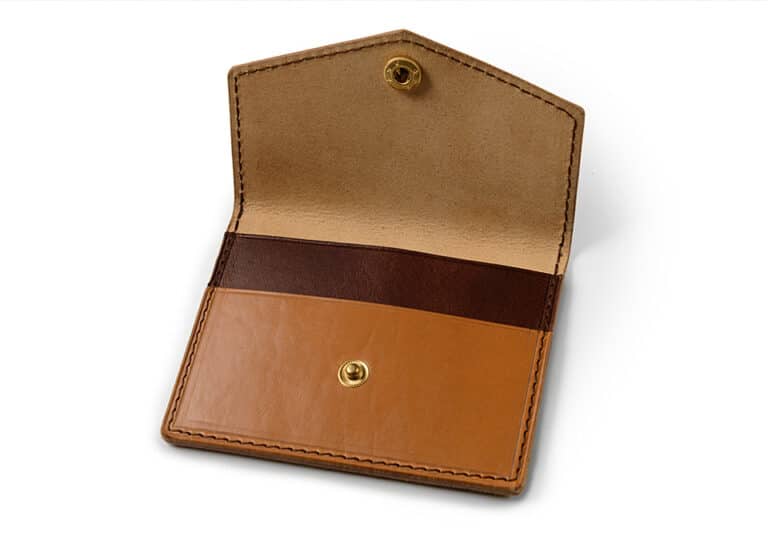 kožená peněženka na mince