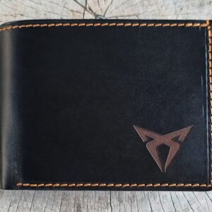 Luxusní kožená peněženka s gravírováním s vlastním textem & věnováním & vlastním motivem & potiskem