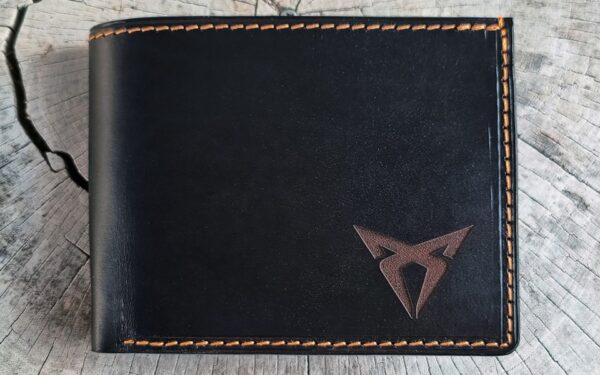 Luxusní kožená peněženka s gravírováním s vlastním textem & věnováním & vlastním motivem & potiskem